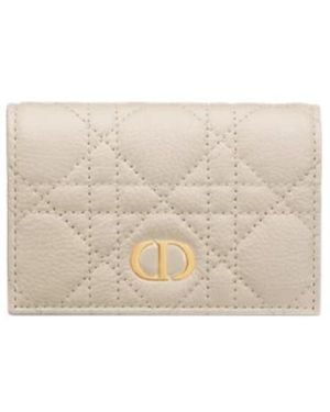 Dior Caro Glycine Wallet - White