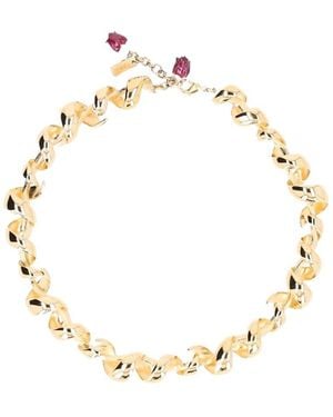 Chloé Chloé Spiral Chain Necklace - Metallic