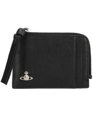 Vivienne Westwood Zip-Around Card Wallet - Black