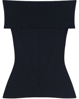 Givenchy Off-The-Shoulder Top - Blue
