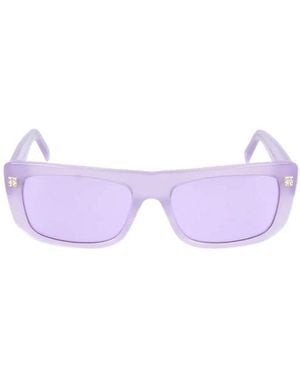 Givenchy Rectangular Frame Sunglasses - Purple