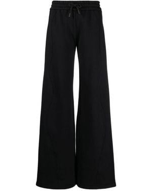 Off-White c/o Virgil Abloh Drawstring Wide Leg Trousers - Black