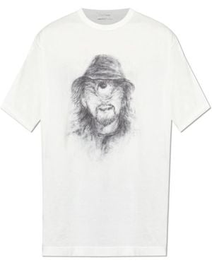 Yohji Yamamoto Crew Neck T-Shirt - White
