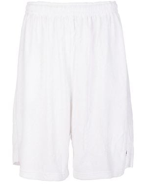 Balenciaga Sporty B Loose Sports Shorts - White