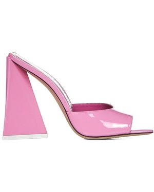 The Attico The Devon Heeled Mules - Pink