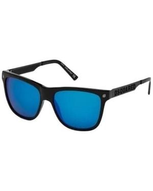DSquared² Logo Sunglasses - Blue
