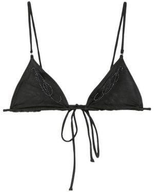 Frankie's Bikinis X Jennie Elena Bikini Top - Brown
