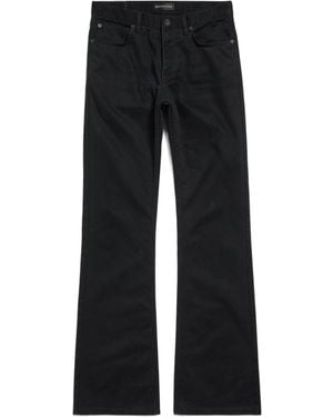 Balenciaga Mid-Waisted Straight-Leg Jeans - Black