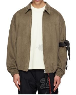 Song For The Mute Shirt Collar Casual Jacket - Natural