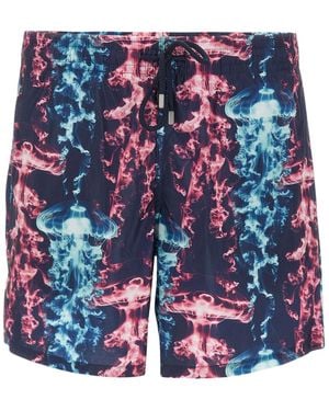 Vilebrequin Jellyfish-Print Drawstring Shorts - Blue