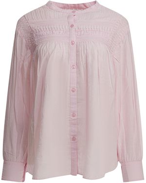 Isabel Marant Plalia Long-Sleeves Blouse - Pink