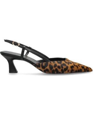 Stuart Weitzman Slingback High Heel Sandals - Brown