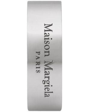 Maison Margiela Logo Wide Ring - Grey