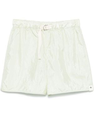 Jil Sander Belted Straight-Leg Shorts - White