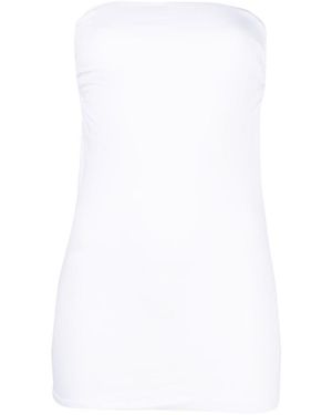 Brunello Cucinelli Strapless Bandeau Top - White