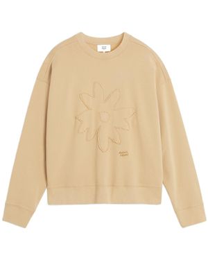 Maison Kitsuné Long Sleeve Sweatshirt - Natural