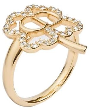 Dior Four-Leaf Clover Ring - Metallic