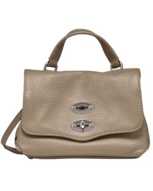 Zanellato Stud-Detailed Twist-Lock Baby Tote Bag - Metallic