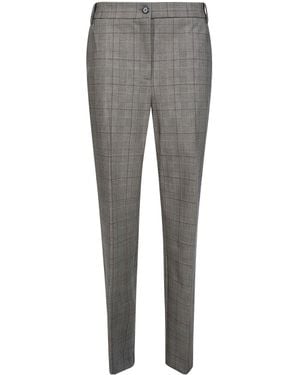 Pinko Prince Of Wales Pants - Gray