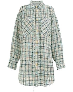 Faith Connexion Plaid Shirt - Blue