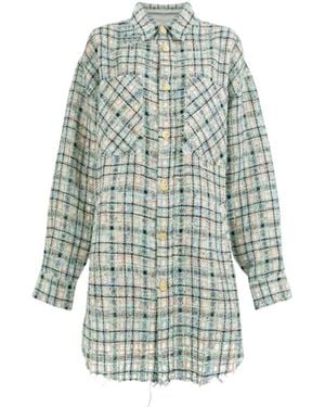 Faith Connexion Plaid Shirt - Blue