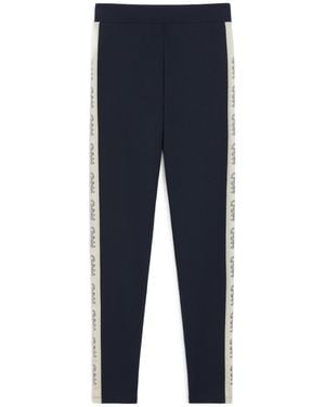 Weekend by Maxmara Technical Jersey Leggings - Blue