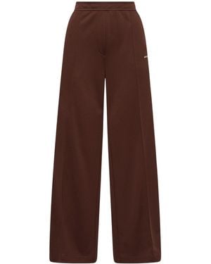 Moncler Tailored Logo Sweatpants - Brown