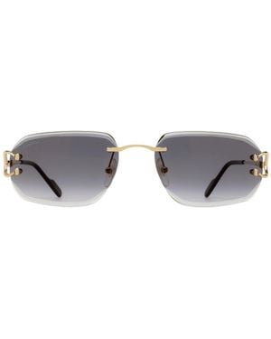 Cartier Aviator Frame Sunglasses - Metallic
