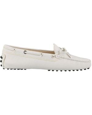 Tod's Gommino Slip-On Loafers - White