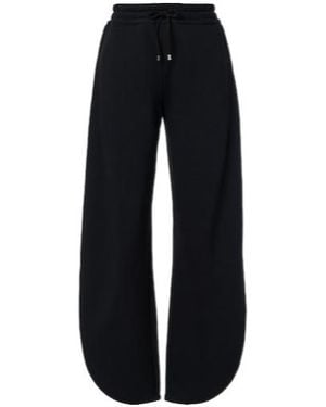 Alaïa Cotton Fleece Sweatpants - Black