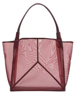 Victoria Beckham Victoria Medium Mesh Tote Bag - Pink