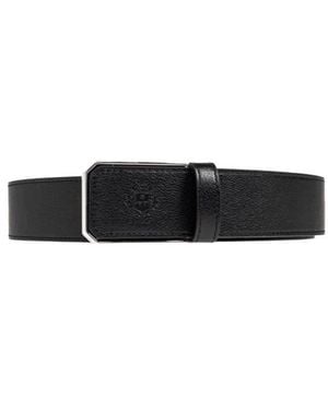 Bally Rectangular Buckle Leather Belt - White