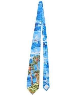 Gucci Minimalist Silk Tie - Blue
