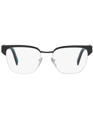 Prada Rectangle-Frame Glasses - White