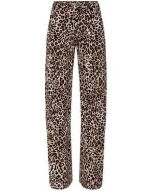 DSquared² Allover Animal-Pattern Trousers - Multicolour