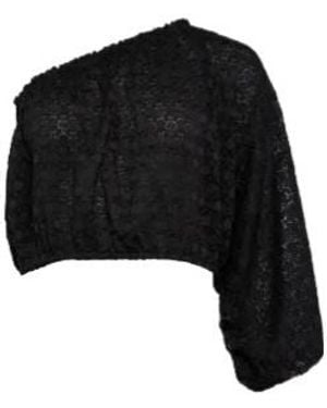 Eres Twist Asymmetric Top - Black