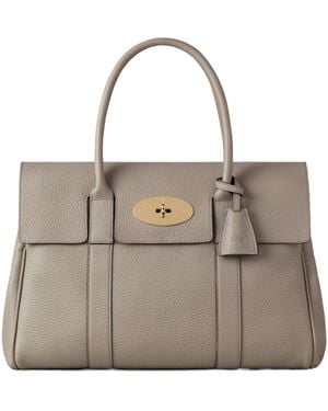 Mulberry Double Handle Tote Bag - Natural
