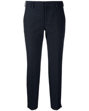 Pt Pantaloni Casual Trousers With Belt Loops - Blue