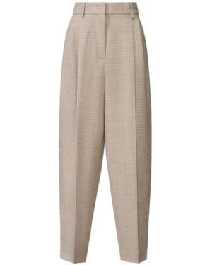 Fabiana Filippi Tapered Casual Trousers - Natural