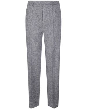 Maison Margiela Herringbone Tailored Trousers - Grey
