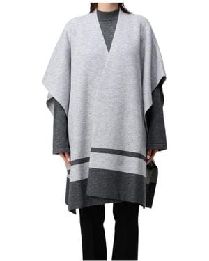Max Mara Knitted Shawl - Grey