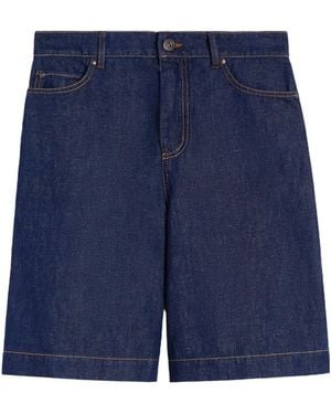 Weekend by Maxmara Ozono Denim Shorts - Blue