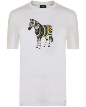 Paul Smith Item O-Neck Short-Sleeved T-Shirt - White