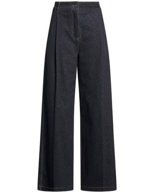 Max Mara Dark Wash Straight-Leg Jeans - Blue