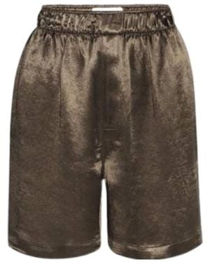 Bottega Veneta Elasticated Waistband Shorts - Grey