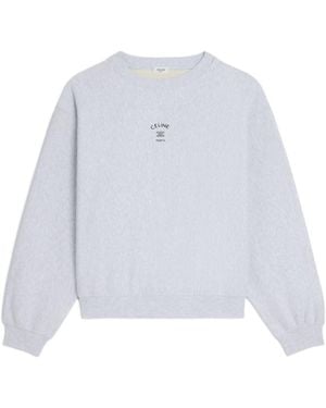 Celine Loose Sweatshirt - White