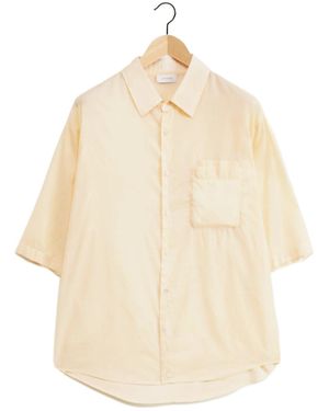 Lemaire Two-Pocket Short-Sleeved Shirt - Natural