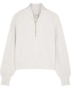 Varley Cropped Viscose Sweatshirt - White