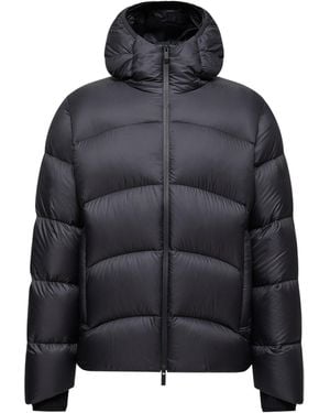 Moncler Fulcran Zip-Up Short Puffer Jacket - Black
