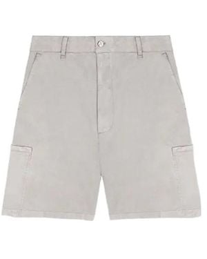 Represent Washed Taupe Cargo Shorts - Gray